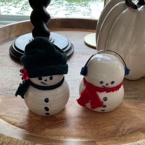 Christmas Ceramic Snowman (Pair)